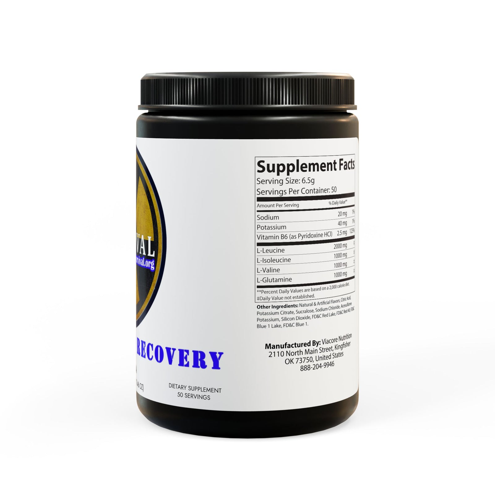 BCAA Supplement, Grape (325g, 11.46oz, 50 servings)