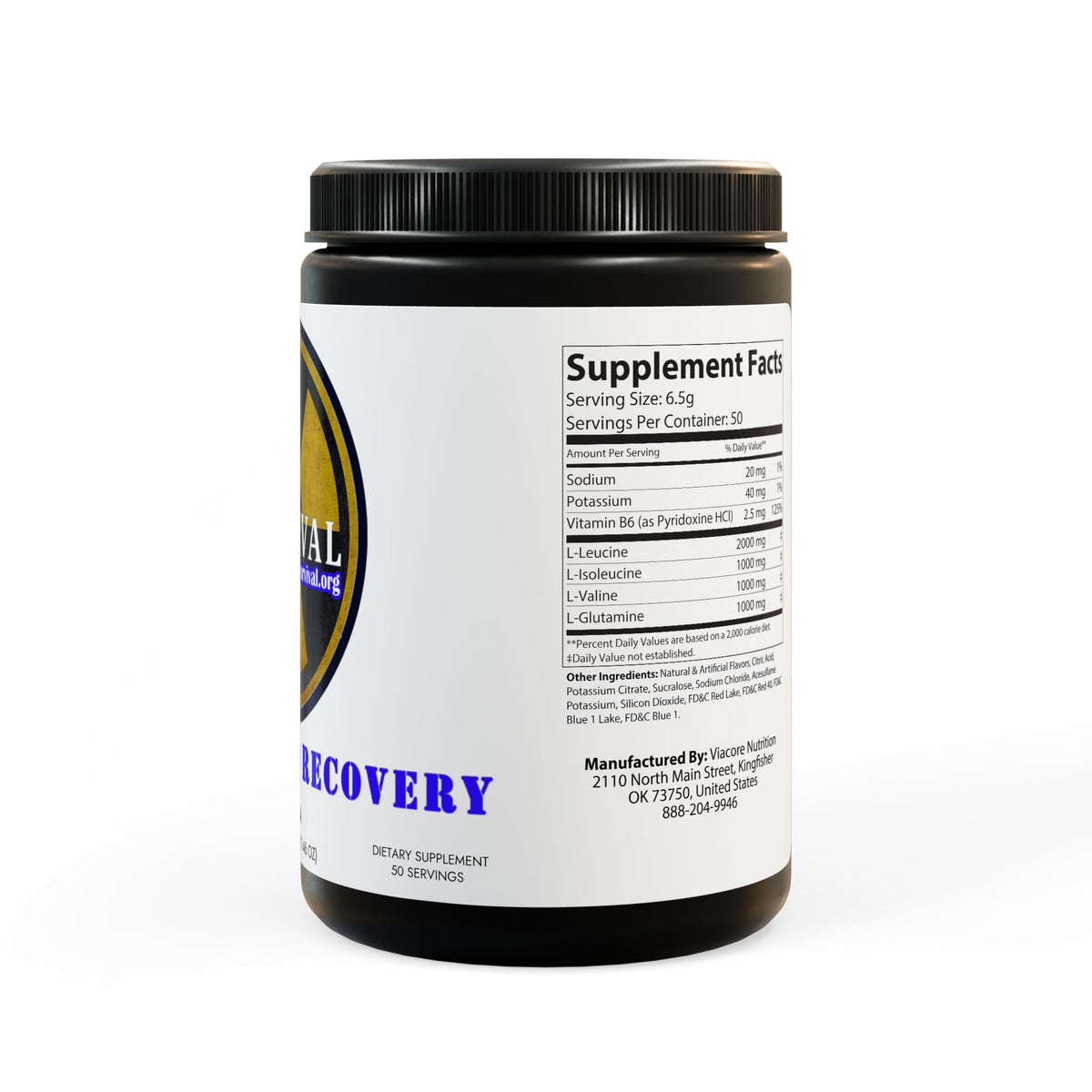 BCAA Supplement, Grape (325g, 11.46oz, 50 servings)