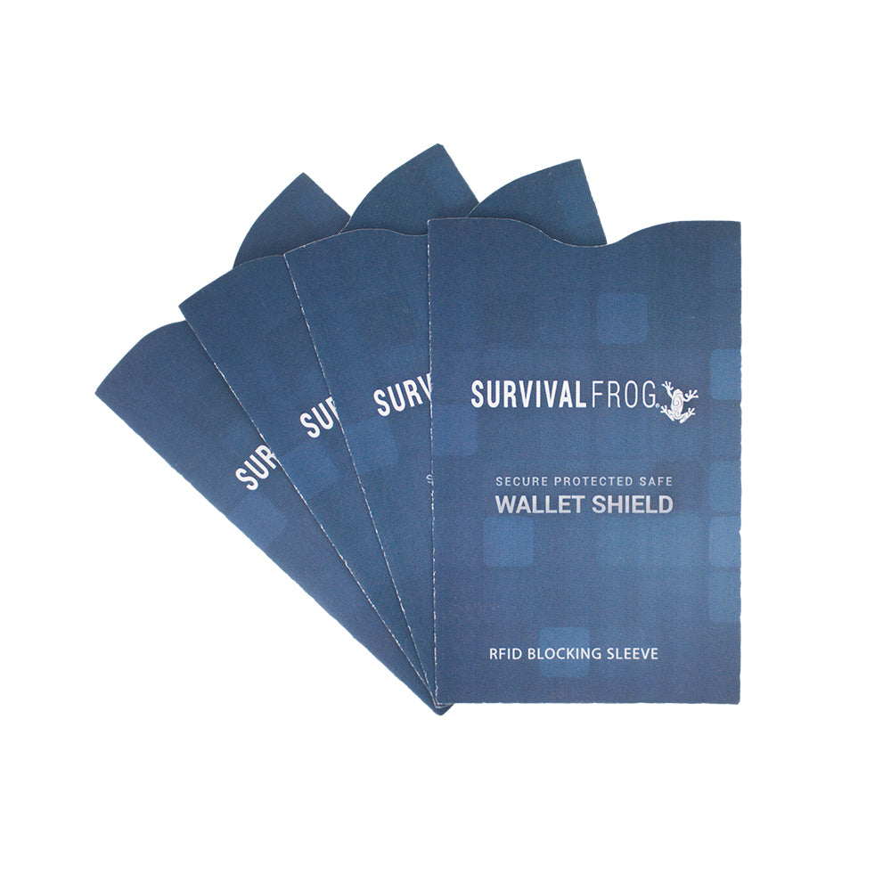 SafeWallet RFID Shield Credit &amp; Debit Card Blocker - 4 Pack