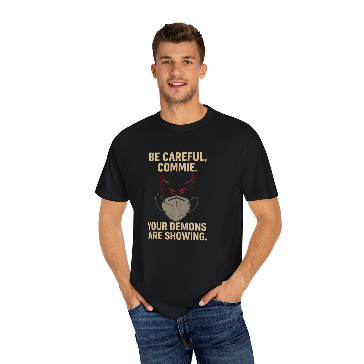 N95 Demons: “Be Careful, Commie” Prep4Survival T-Shirt