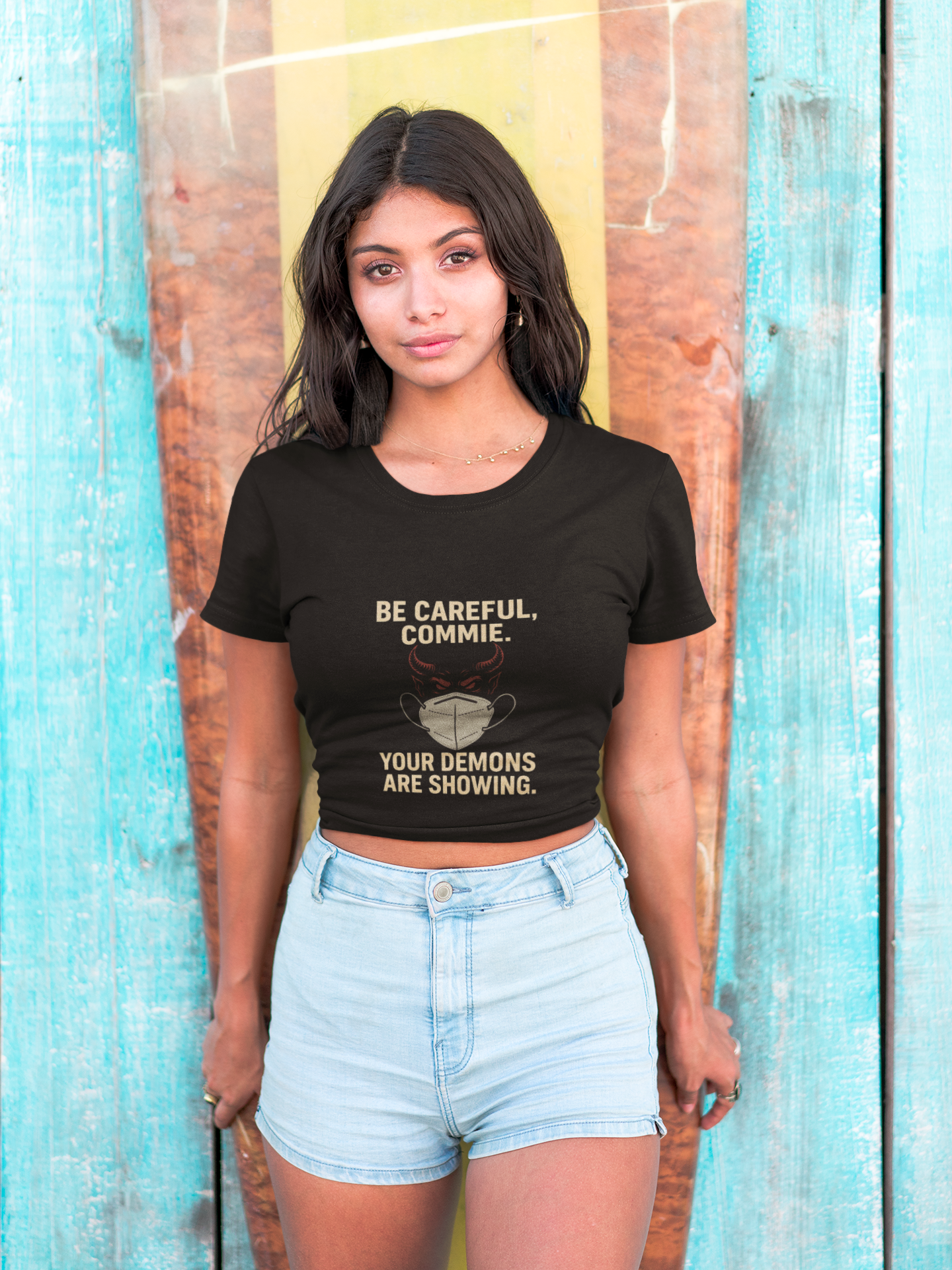 N95 Demons: “Be Careful, Commie” Prep4Survival T-Shirt