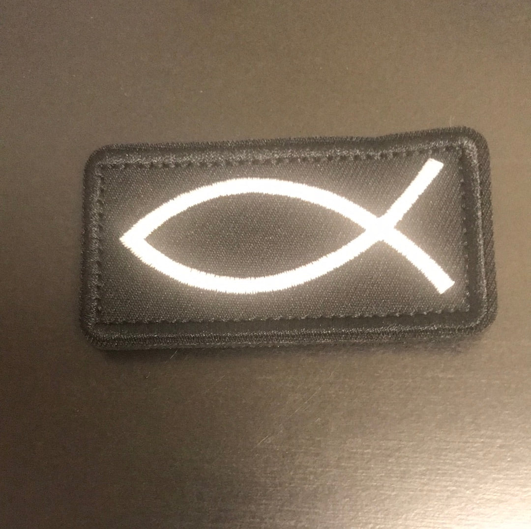 Christian fish Patch